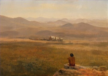 Indios americanos Painting - EL MIRADOR Americano Albert Bierstadt Indios occidentales